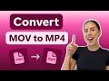 How to convert MOV to MP4 in 1 minute (FREE)