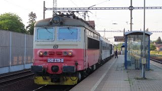 Czech Republic: CD Class 242 electric loco (no. 242279) working at Tabor \u0026 Plana nad Luznici