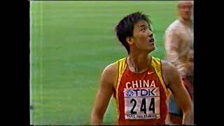 104//2003パリ世界陸上男子110MH決勝①アレンジョンソン（アメリカ）13.12