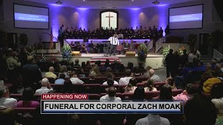 Funeral for Brookhaven police officer Zach Moak