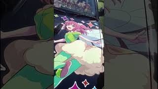 ラブライブ！サンシャイン！！黒澤ルビィ痛車　等身大ルビィちゃんが助手席・第8回 KANATA Attractive road in 沼津