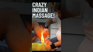 Only in India: Fire Massage Therapy (Relaxing ASMR) #massagetherapy #asmrsleep #firemassage