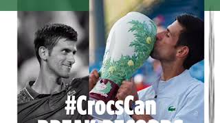 US Open 2018 tennis vittoria Novak Djokovic: Lacoste #CrocsCan