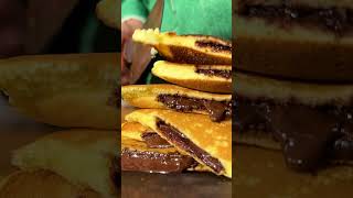 Pancakes gevuld met chocolade 🥞🍫 | Sofie Dumont #shorts