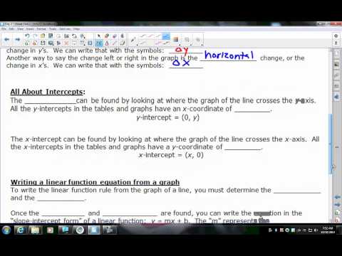 Finding slope verbal description Finding slope verbal description
