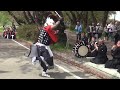 御免町鬼剣舞　桜並木　鬼剣舞群舞　～東日本大震災・復興祈願の舞～　2016 05 03 13 16 37