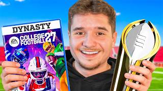 Playing College Football 27 Dynasty Mode!