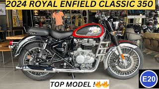 2024 Updated Royal Enfield Classic 350 Chrome Red E20 Review | 2024 Royal Enfield Classic 350