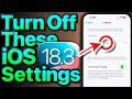 iOS 18.3 Settings To Turn OFF Now! (Important!)