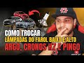 Como trocar lâmpadas do farol baixo e alto Fiat Argo e Cronos H7 e pingo ATUALIZADO 2022 🔥