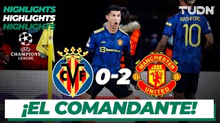 Highlights | Villarreal 0-2 Man United | Champions League 21/22 - J5 | TUDN