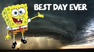 I put "The Best Day Ever" music over tornado destruction
