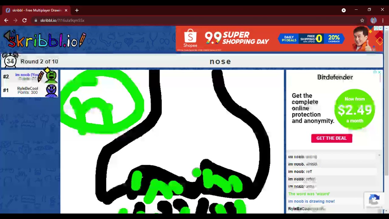 Skribbl Free Multiplayer Drawing & Guessing Game - YouTube