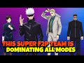 BUDGET F2P TEAM DESTROYING ALL MODES! HOW THEY WORK! [Jujutsu Kaisen Phantom Parade]