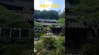 1분 사찰 여행 ⛰️ 계룡산 관음암 🙏기도 도량 아름다운 사찰