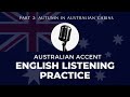 English Listening Practice: Australian Accent Part 2 Autumn in Australian Cabins