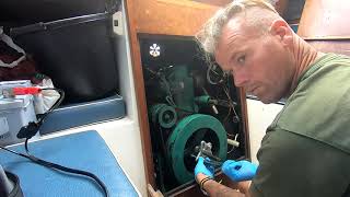 Volvo penta MD1 Flywheel removal and engine removal from a Pageant