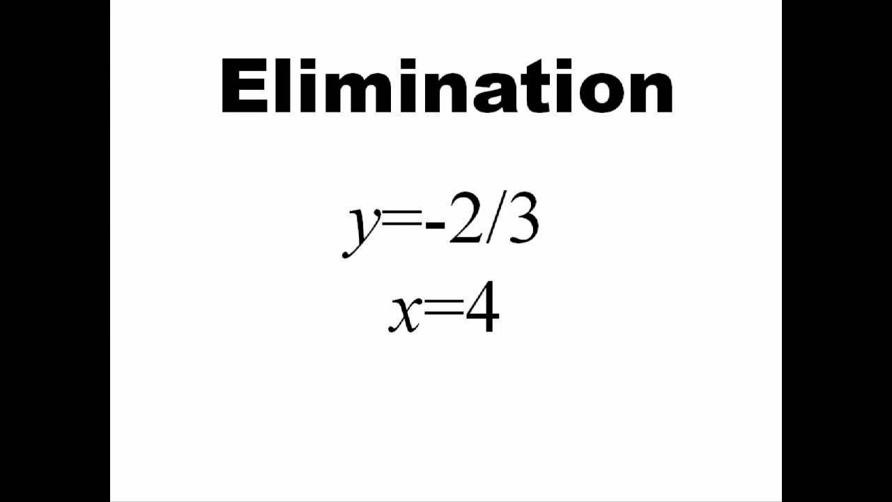 Lesson: Solving Systems Of Linear Equations On The TI-84 - YouTube