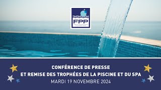 Conférence de presse des professionnels de la piscine au Salon Piscine Global 2024