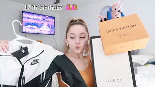 What I got for my 17th birthday / opening gifts