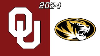 2024 Oklahoma Sooners vs Missouri Tigers Full Game Replay | NCAA College Football | 720p