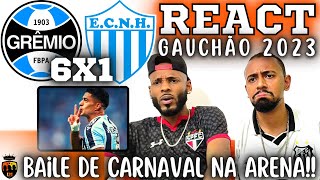 REACT Grêmio 6x1 Novo Hamburgo | Campeonato Gaúcho 2023