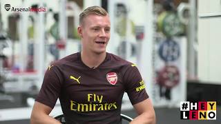 Bernd Leno's first Arsenal interview