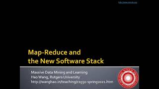 Week 1: MapReduce - Part 1: Distributed File Systems