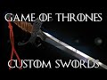 Game Of Thrones Custom Swords by Fable Blades; A Song of Ice and Fire Valyrian Steel GOT Props