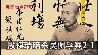 民國案件記實錄 段祺瑞暗杀吴佩孚案2 1