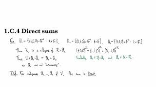 1.C.4 Direct sums