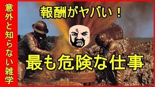 【衝撃】意外と知らない！世界の最も危険な仕事の報酬がヤバい！？あなたの仕事は危険ですか？