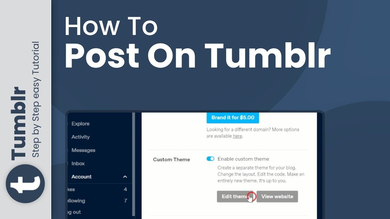 How To Post On Tumblr 2024 Tumblr Posting Guide Youtube