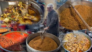 MOST FAMOUS STREET FOOD 🥘 TOUR IN CENTRAL ASIA - KICHRI QOROT, AFGHANI PULAO / HERAT AFGHANISTAN 🇦🇫