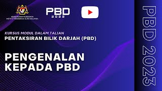 Pengenalan kepada PBD (2023)