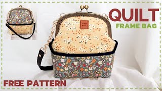 [Sewing] DIY  퀼트가방만들기-프레임백(Frame)무료도안 FREE PATTERN