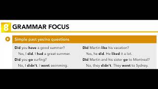 U14.8 GRAMMAR FOCUS