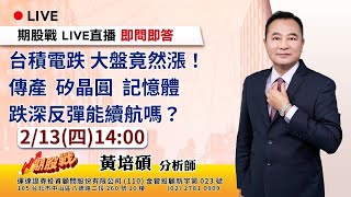 台積電跌 大盤竟然漲！傳產 矽晶圓 記憶體 跌深反彈能續航嗎？ 20250213 黃培碩 分析師 運達證券投顧