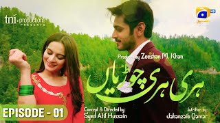 Hari Hari Churiyaan Episode 01 [HD] Wahaj Ali - Aiman Khan - Hasan Ahmed - Shagufta Ejaz |
