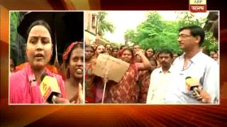 Kamduni villagers support school teacher on show cause issue