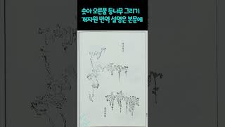 솟아오른 나무(등나무) 처럼 그리기 - 개자원  #개자원번역