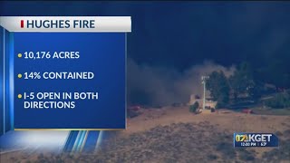 I-5 open at Grapevine through Highway 126 amid Hughes Fire in Castaic: Caltrans