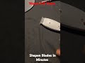 how to shapen andis t outliners blades in minutes