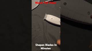 How To Shapen Andis T-Outliners Blades In Minutes