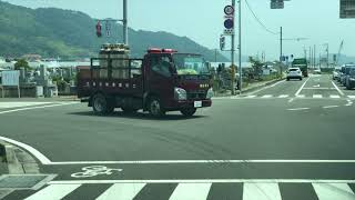 【4K車載展望動画】県道14号・国道55号高知市長浜→香南市夜須町 跳ね橋