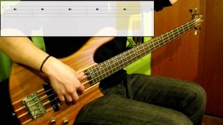 Michael Jackson - Get On The Floor Bass Cover Play Along Tabs In Video
