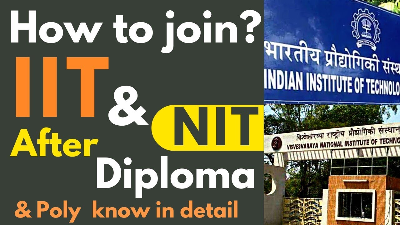 How To Join Iit After Diploma /Polytechnic 🤔 Detailed Analysis | IIT ...