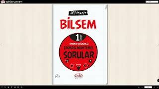 1. Sınıf Bilsem Jet Plus+ Tamamı Çözümlü Çıkması Muhtemel Sorular - Editör Yayınevi