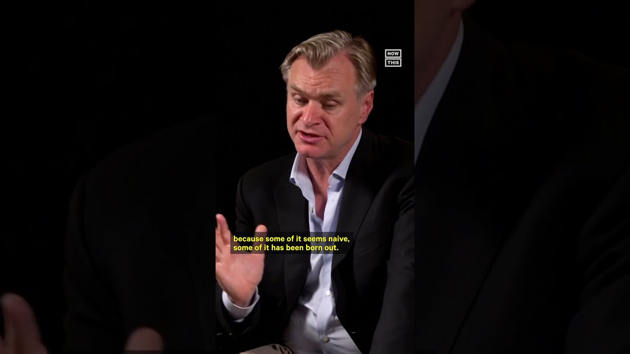 Director Christopher Nolan Says There's Optimism In 'Oppenheimer' - YouTube