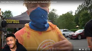 TJASS Trash Talker Doesn’t Give A F*** About The Cameras! 5v5 Basketball In Charlotte! REACTION